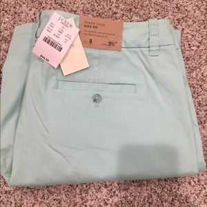J.Crew Bermuda short- light blue- size 8