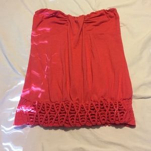 Super cute strapless shirt