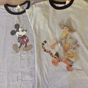 VINTAGE DISNEY tigger and Mickey tee shirt bundle