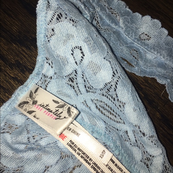 Light Blue Free People Bralette - Picture 2 of 3