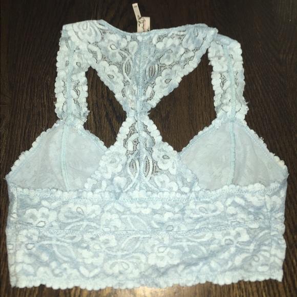 Light Blue Free People Bralette - Picture 3 of 3