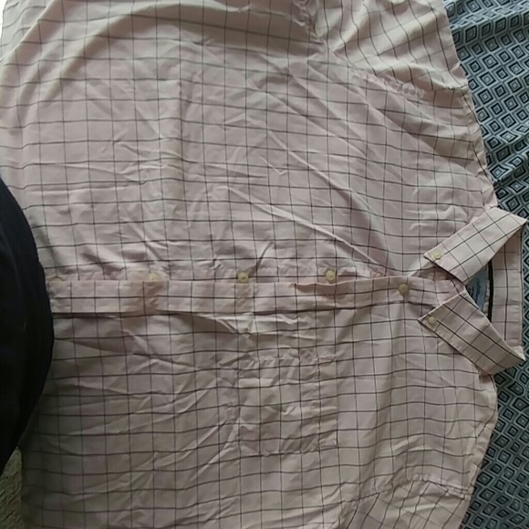 Pink plaid Croft&Barrow button down