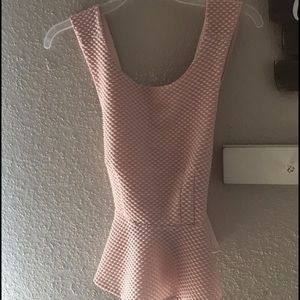 H&M Peplum Crossback Top