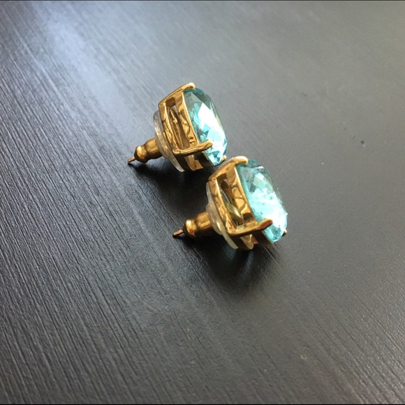 ❌sold** kate spade tiffany blue earrings - Picture 2 of 3