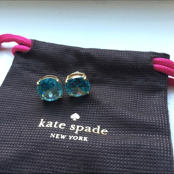 ❌sold** kate spade tiffany blue earrings - Picture 3 of 3