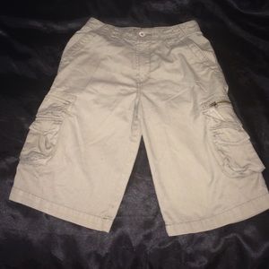 Khaki Boys Cargo Shorts