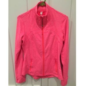 Lululemon define jacket- pink size 8. Worn once