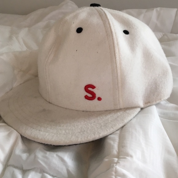 White South African felt flat brim