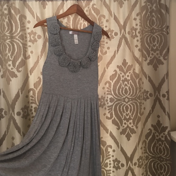 Boutique knit gray dress. - Picture 3 of 3