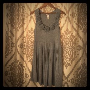 Boutique knit gray dress.