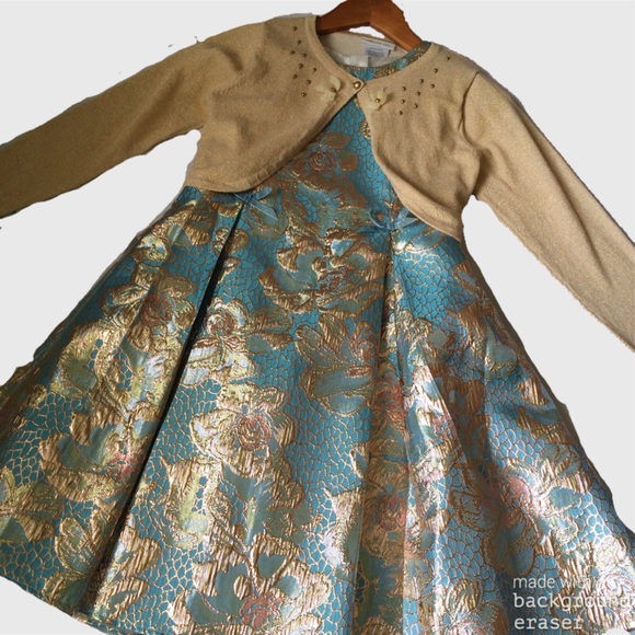 A dress and a sweater