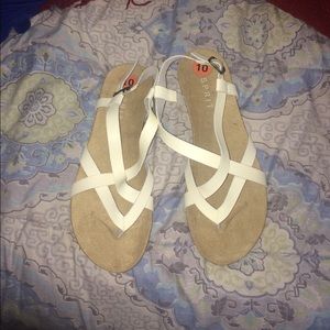 White Strappy Sandals