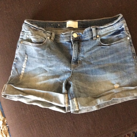 Denim shorts