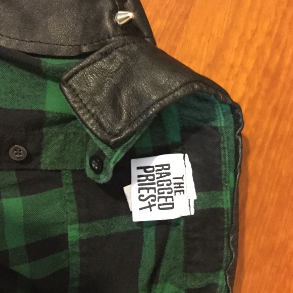 LF Flannel Leather button down - Picture 3 of 3