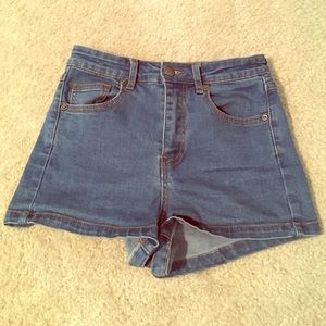High waisted jean shorts size 24 00 /0 / 1