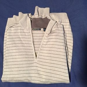VAN Heusen quarter zip grey sweater