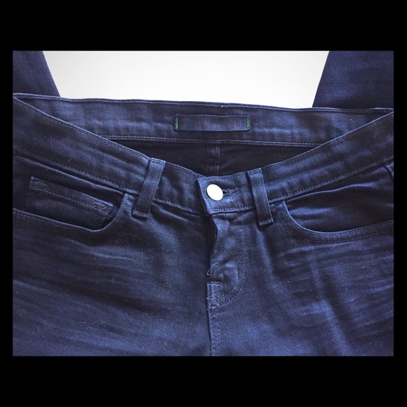 J Brand Skinny Leg dark black jean, size 24