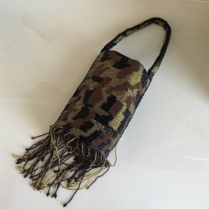 Sequined Camo party purse