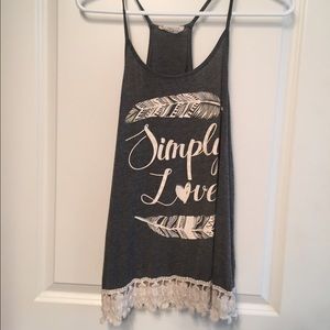 Cute tank simply love