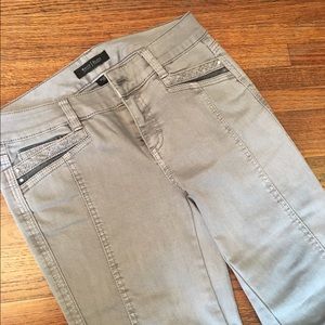 White House Black Market Gray Jeans