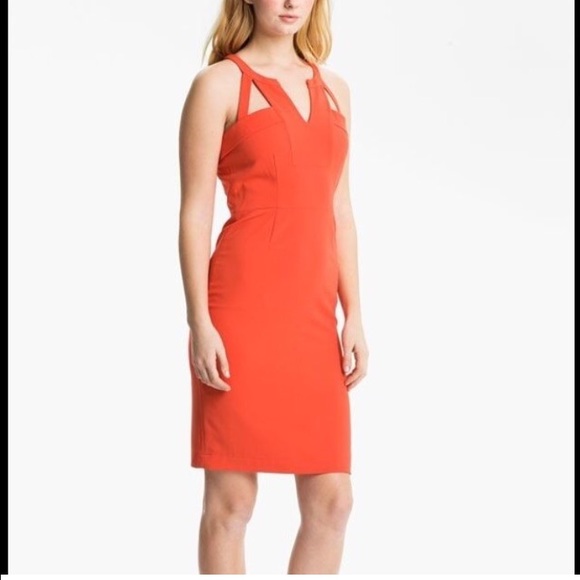 New Bcbg cut out dress