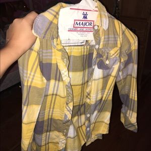 yellow flannel