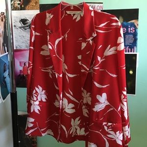 Vintage floral blazer