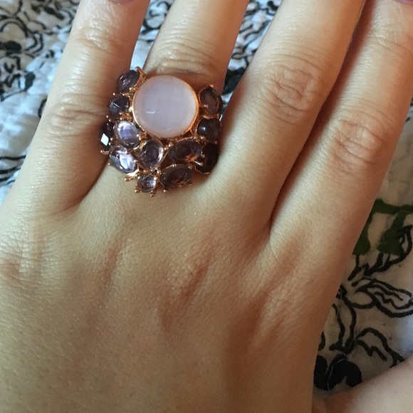 Purple stone ring