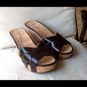 Nine West with a wedge heel.