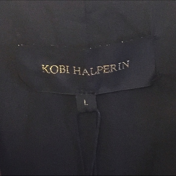 SOLD - KOBI Halperin Leather Wrap Jacket - - Picture 2 of 4