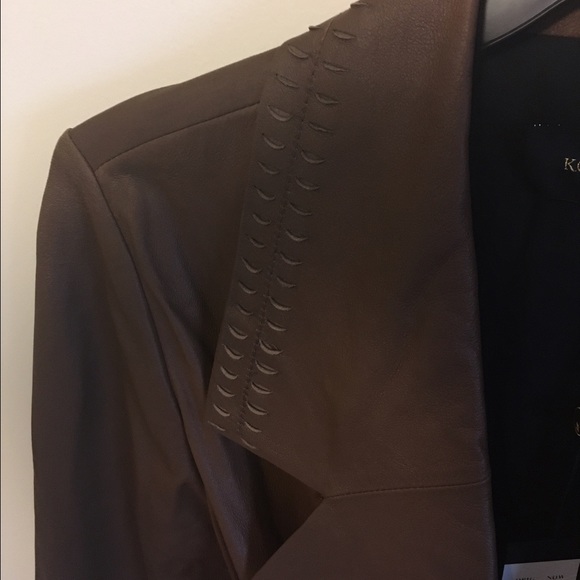 SOLD - KOBI Halperin Leather Wrap Jacket - - Picture 3 of 4