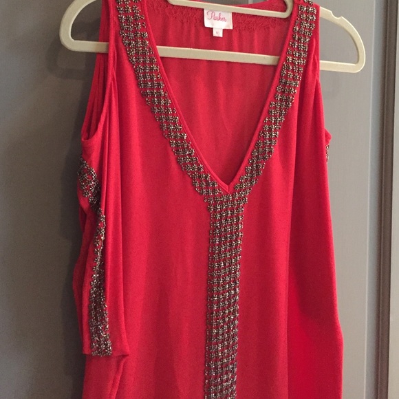 Parker Dressy Red Top