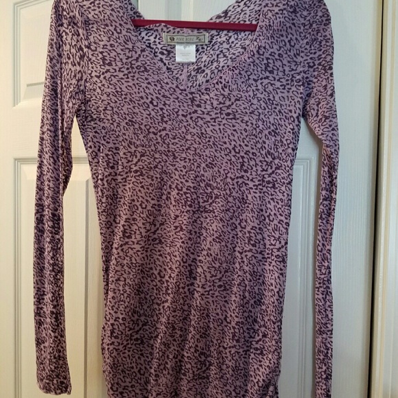 Sheer long sleeve shirt