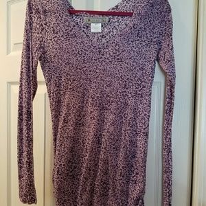 Sheer long sleeve shirt