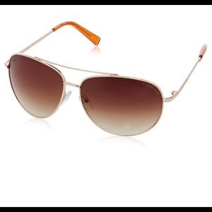 Michael Kors Rose Gold Aviator Glasses with Case