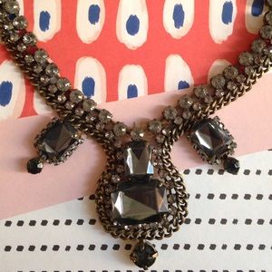 Gem bib necklace