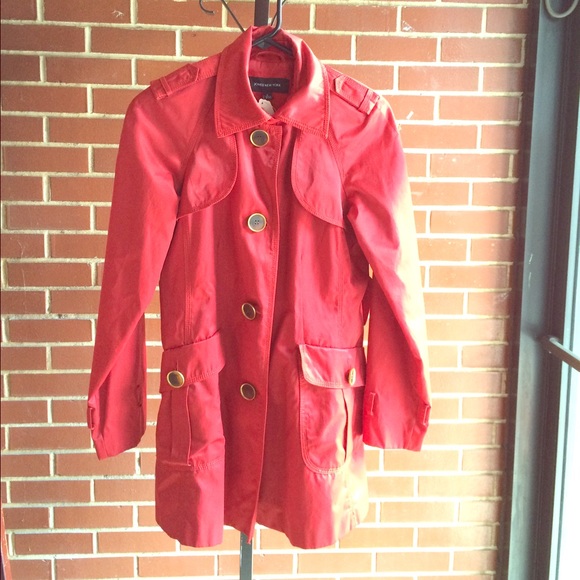 Jones New York red raincoat!