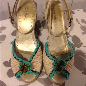 Hardly worn BCBG wedges