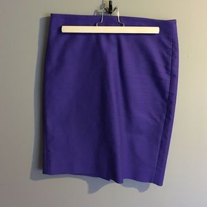 Purple J.Crew pencil skirt