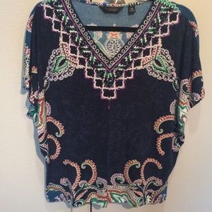 Size small, flowy paisley top