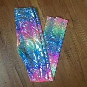 Holographic RAINBOW Leggings
