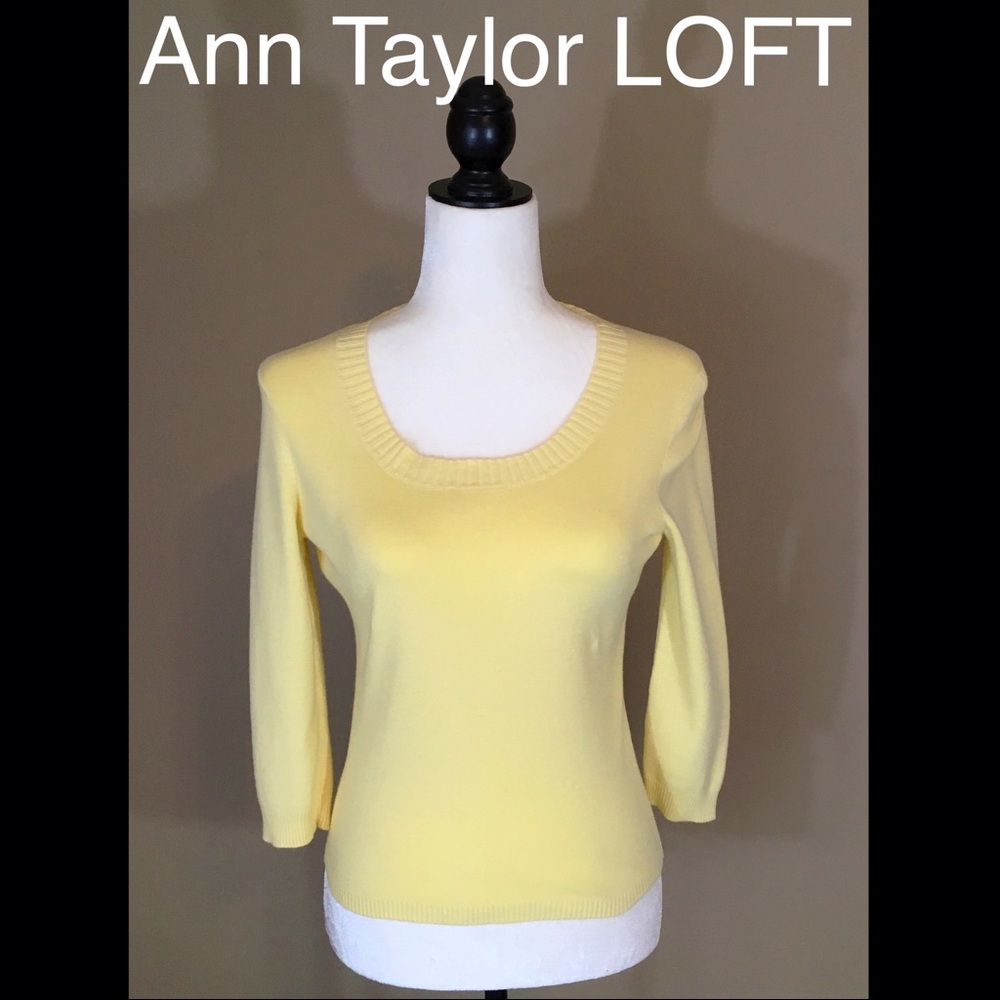 * Ann Taylor LOFT beautiful 3/4 sleeve sweater *