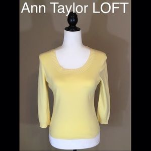 * Ann Taylor LOFT beautiful 3/4 sleeve sweater *