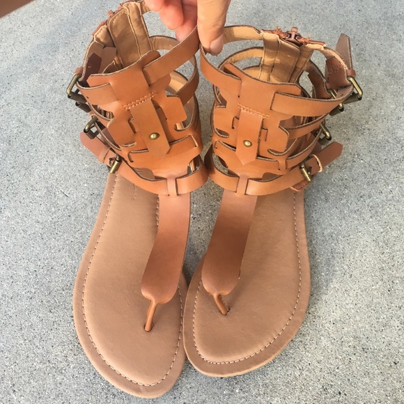 J Bee Boutique Shoes - Brown Gladiator Sandal