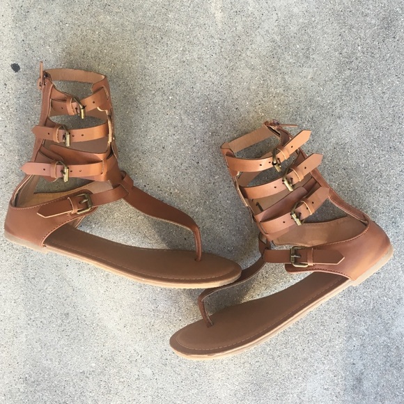 Brown Gladiator Sandal - Picture 3 of 3