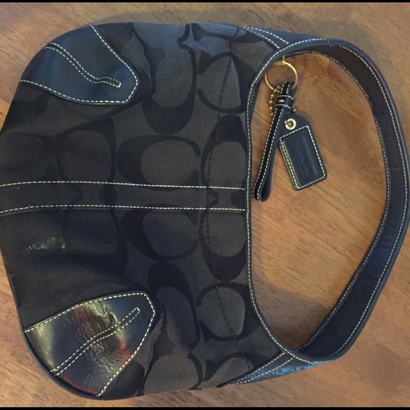 Black Authentic Coach Handbag - Picture 2 of 4