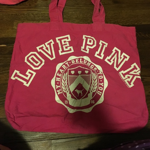 VS PINK "love pink" tote bag!