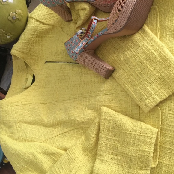 Canary yellow jacket