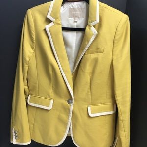 Banana Republic Yellow Blazer