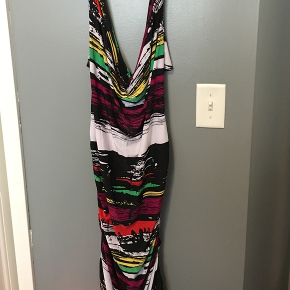 Fitted dress.